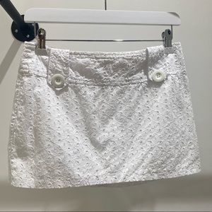 Aqua vintage mini skirt